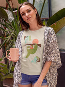 Momma Sloth And Baby T-shirt -Jay Fleck Designs