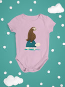 Hitchhiking Sloth Bodysuit -Jay Fleck Designs