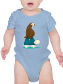 Hitchhiking Sloth Bodysuit -Jay Fleck Designs