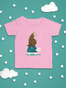 Hitchhiking Sloth Bodysuit -Jay Fleck Designs