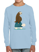 Hitchhiking Sloth T-shirt -Jay Fleck Designs