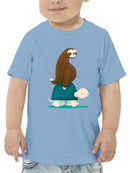 Hitchhiking Sloth T-shirt -Jay Fleck Designs