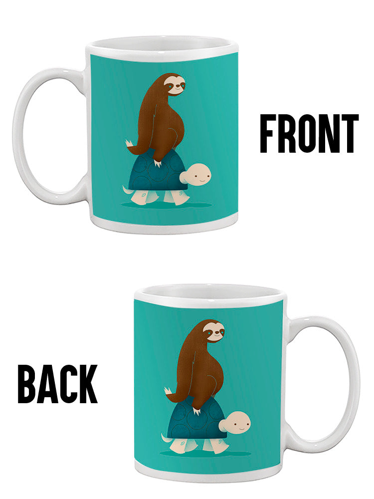 Hitchhiking Sloth Mug -Jay Fleck Designs