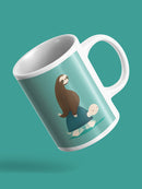Hitchhiking Sloth Mug -Jay Fleck Designs