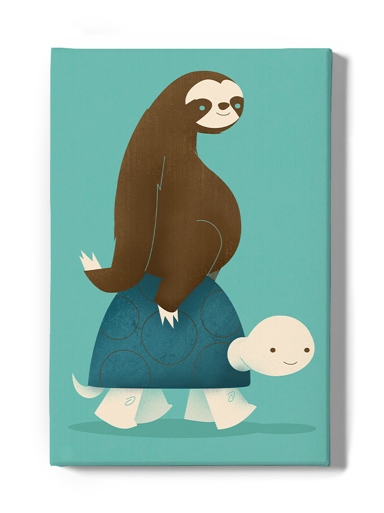 Hitchhiking Sloth Wall Art -Jay Fleck Designs