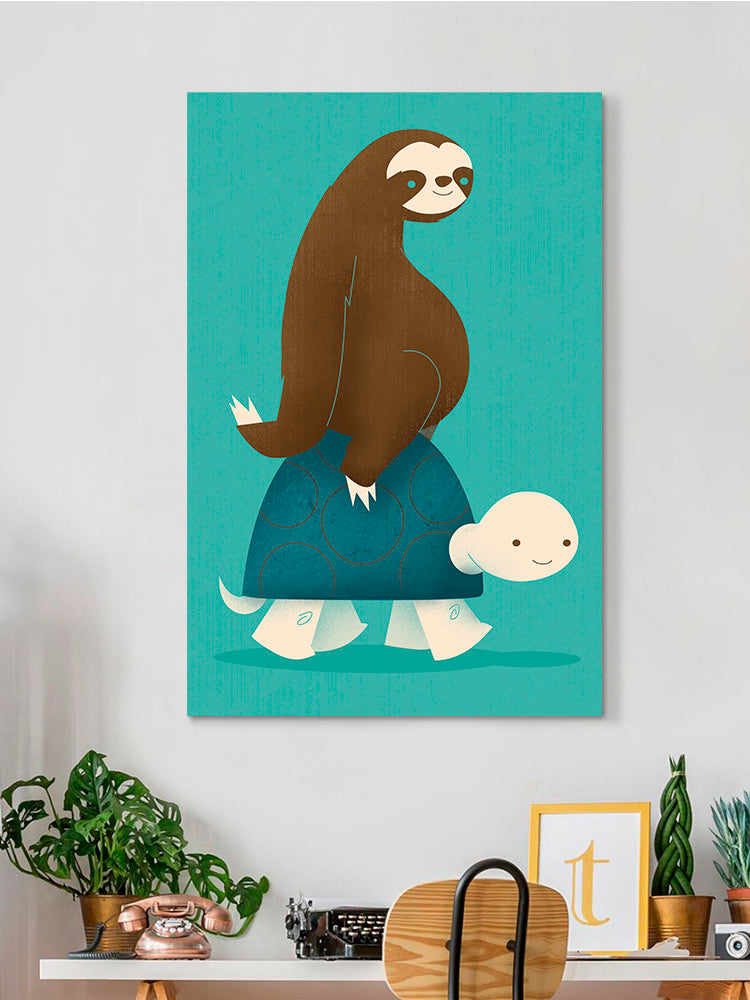 Hitchhiking Sloth Wall Art -Jay Fleck Designs