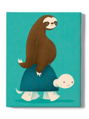 Hitchhiking Sloth Wall Art -Jay Fleck Designs