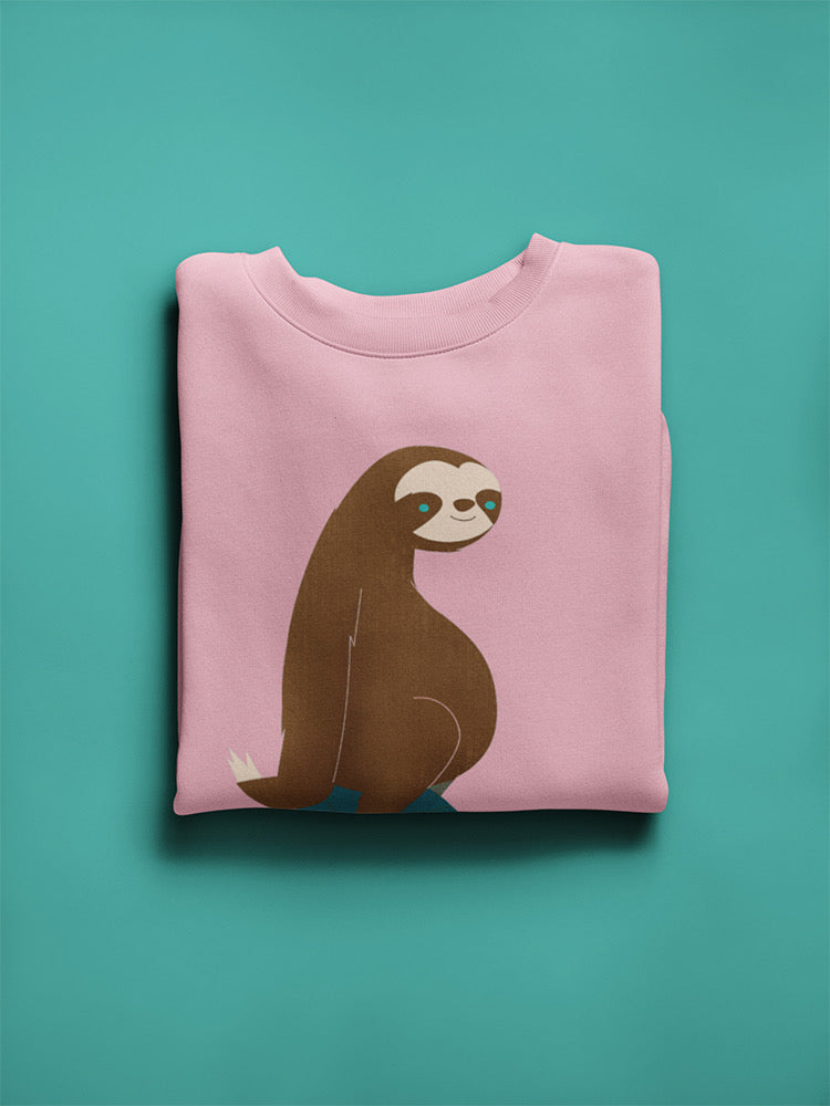 Hitchhiking Sloth Sweatshirt -Jay Fleck Designs