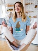 Hitchhiking Sloth T-shirt -Jay Fleck Designs