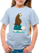 Hitchhiking Sloth T-shirt -Jay Fleck Designs