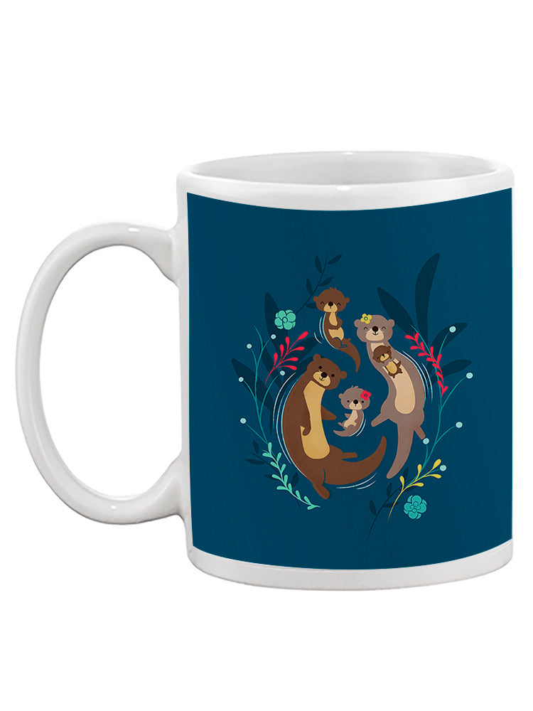 Otter Family Mug -Jay Fleck Designs