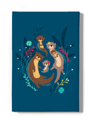 Otter Family Wall Art -Jay Fleck Designs