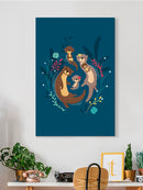 Otter Family Wall Art -Jay Fleck Designs
