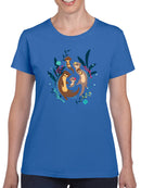 Otter Family T-shirt -Jay Fleck Designs
