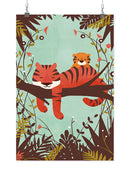 Sleeping Tiger Mom Wall Art -Jay Fleck Designs
