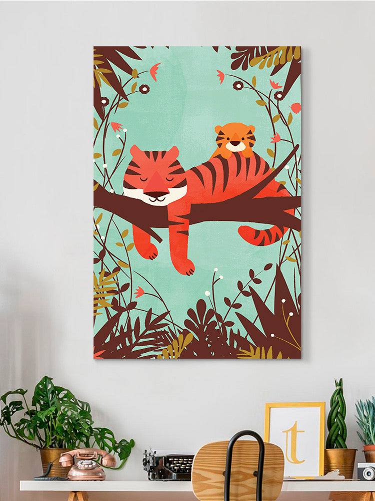 Sleeping Tiger Mom Wall Art -Jay Fleck Designs