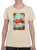 Sleeping Tiger Mom T-shirt -Jay Fleck Designs
