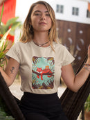 Sleeping Tiger Mom T-shirt -Jay Fleck Designs