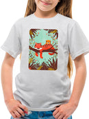 Sleeping Tiger Mom T-shirt -Jay Fleck Designs