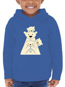 Polar Bear Family Hoodie -Jay Fleck Designs