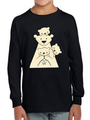 Polar Bear Family T-shirt -Jay Fleck Designs
