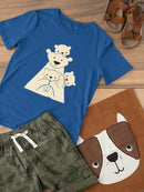 Polar Bear Family T-shirt -Jay Fleck Designs