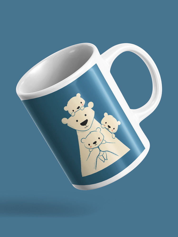Polar Bear Family Mug -Jay Fleck Designs