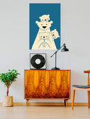 Polar Bear Family Wall Art -Jay Fleck Designs