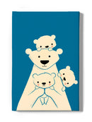 Polar Bear Family Wall Art -Jay Fleck Designs