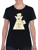Polar Bear Family T-shirt -Jay Fleck Designs