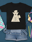 Polar Bear Family T-shirt -Jay Fleck Designs