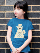 Polar Bear Family T-shirt -Jay Fleck Designs