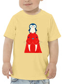 A Seal And A Penguin T-shirt -Jay Fleck Designs