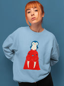 A Seal And A Penguin Sweatshirt -Jay Fleck Designs