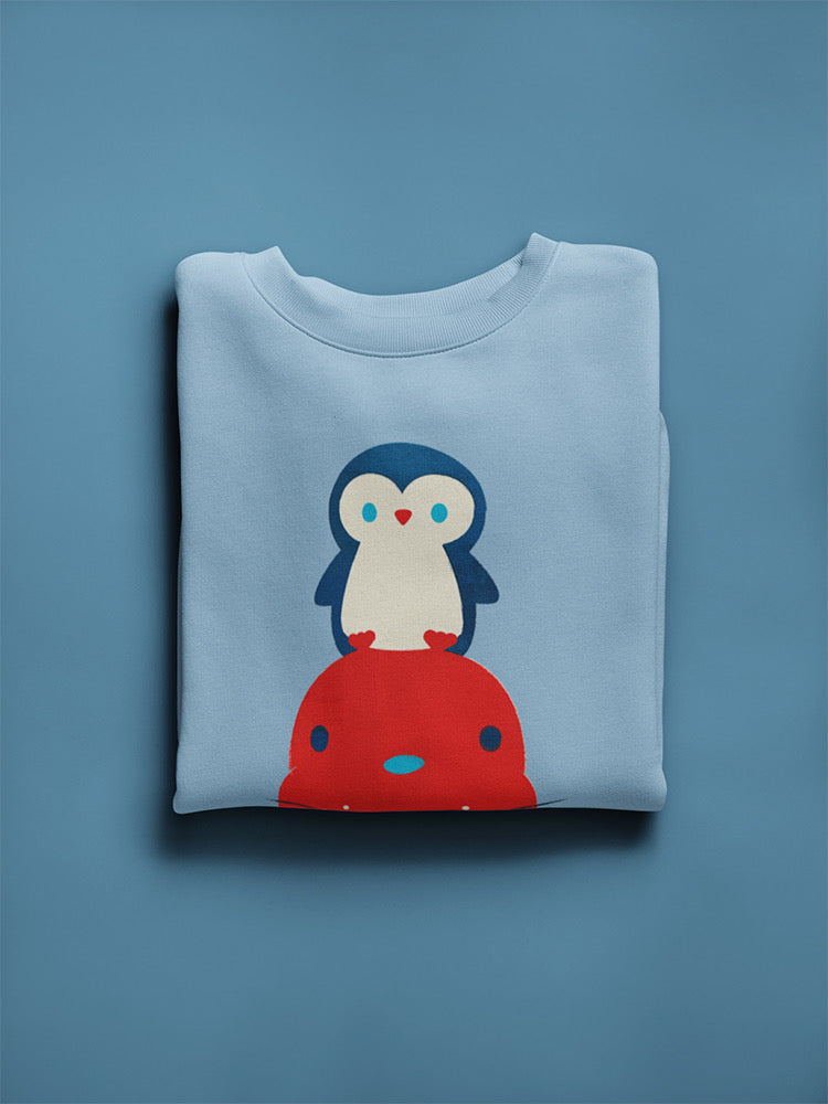 A Seal And A Penguin Sweatshirt -Jay Fleck Designs