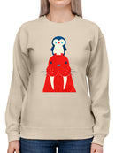 A Seal And A Penguin Sweatshirt -Jay Fleck Designs