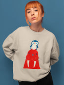 A Seal And A Penguin Sweatshirt -Jay Fleck Designs