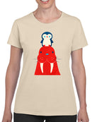 A Seal And A Penguin T-shirt -Jay Fleck Designs