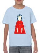 A Seal And A Penguin T-shirt -Jay Fleck Designs