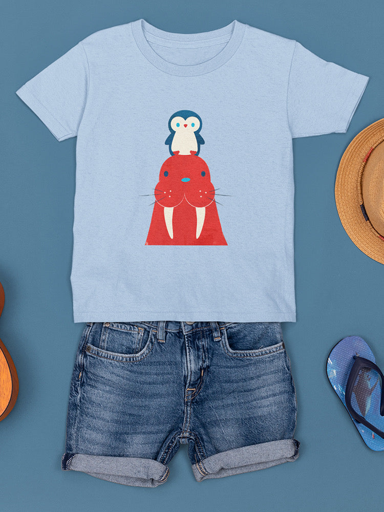 A Seal And A Penguin T-shirt -Jay Fleck Designs