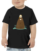 Bear And Bunny In Zen T-shirt -Jay Fleck Designs