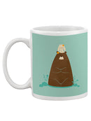 Bear And Bunny In Zen Mug -Jay Fleck Designs