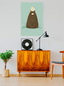 Bear And Bunny In Zen Wall Art -Jay Fleck Designs