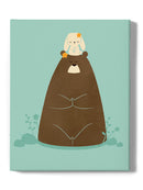 Bear And Bunny In Zen Wall Art -Jay Fleck Designs