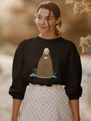 Bear And Bunny In Zen Sweatshirt -Jay Fleck Designs