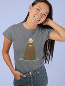 Bear And Bunny In Zen T-shirt -Jay Fleck Designs