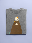 Bear And Bunny In Zen T-shirt -Jay Fleck Designs