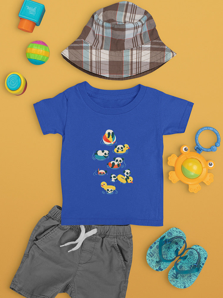 Panda Vacation T-shirt -Jay Fleck Designs