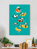 Panda Vacation Wall Art -Jay Fleck Designs