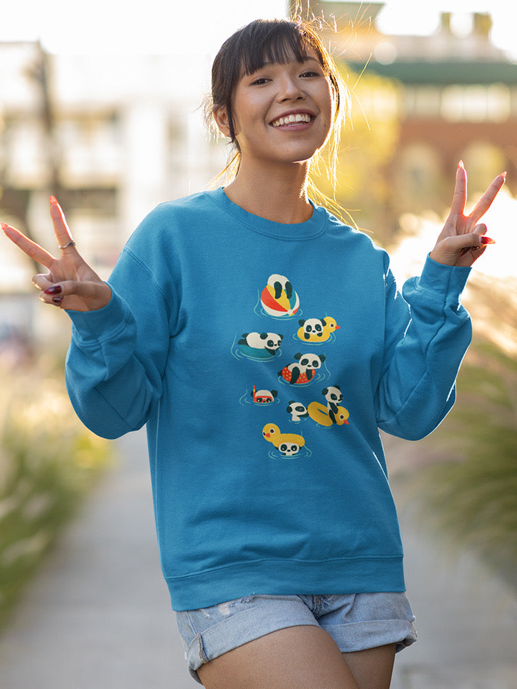 Panda Vacation Sweatshirt -Jay Fleck Designs